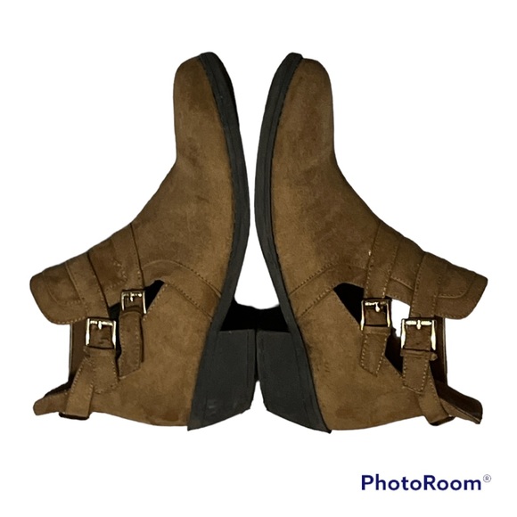 Michael Kors MK Fia Janet Suede Booties Children’s Girls size 5 - Picture 2 of 6